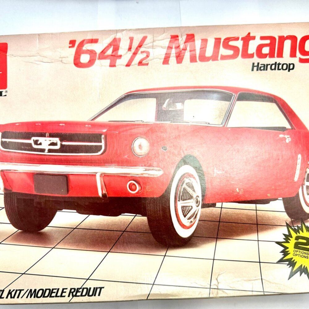AMT ERTL 64 1/2 Mustang Hardtop 1:16 Model Kit #6722 Open Box Open Bags